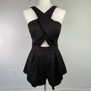 De Phil Black Romper Size Medium